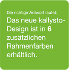 Hager-Wettbewerb ineltec 2011: richtige Antwort lautet 6 neue kallysto-Farben.